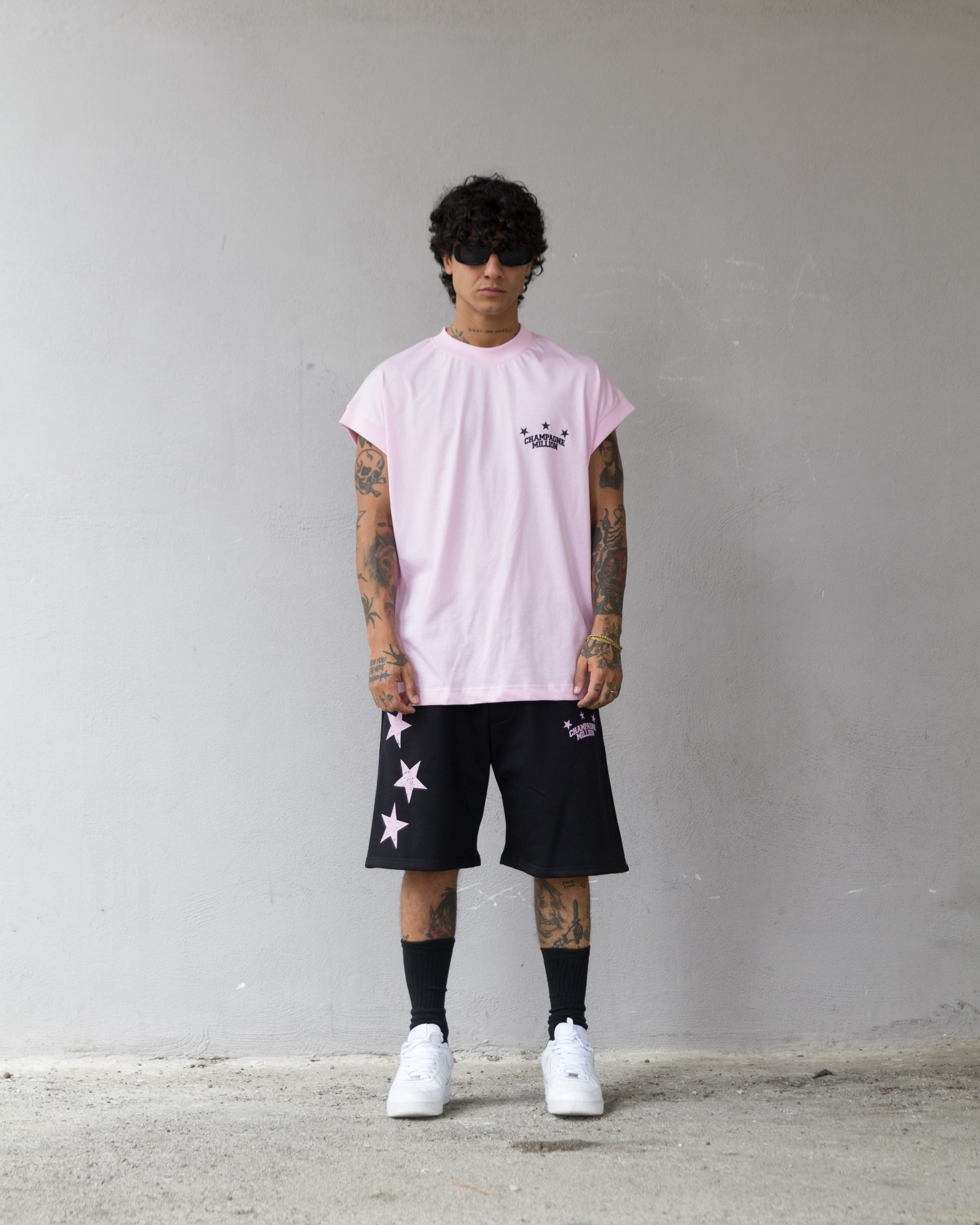 T-Shirt Champagne Million - Rosa