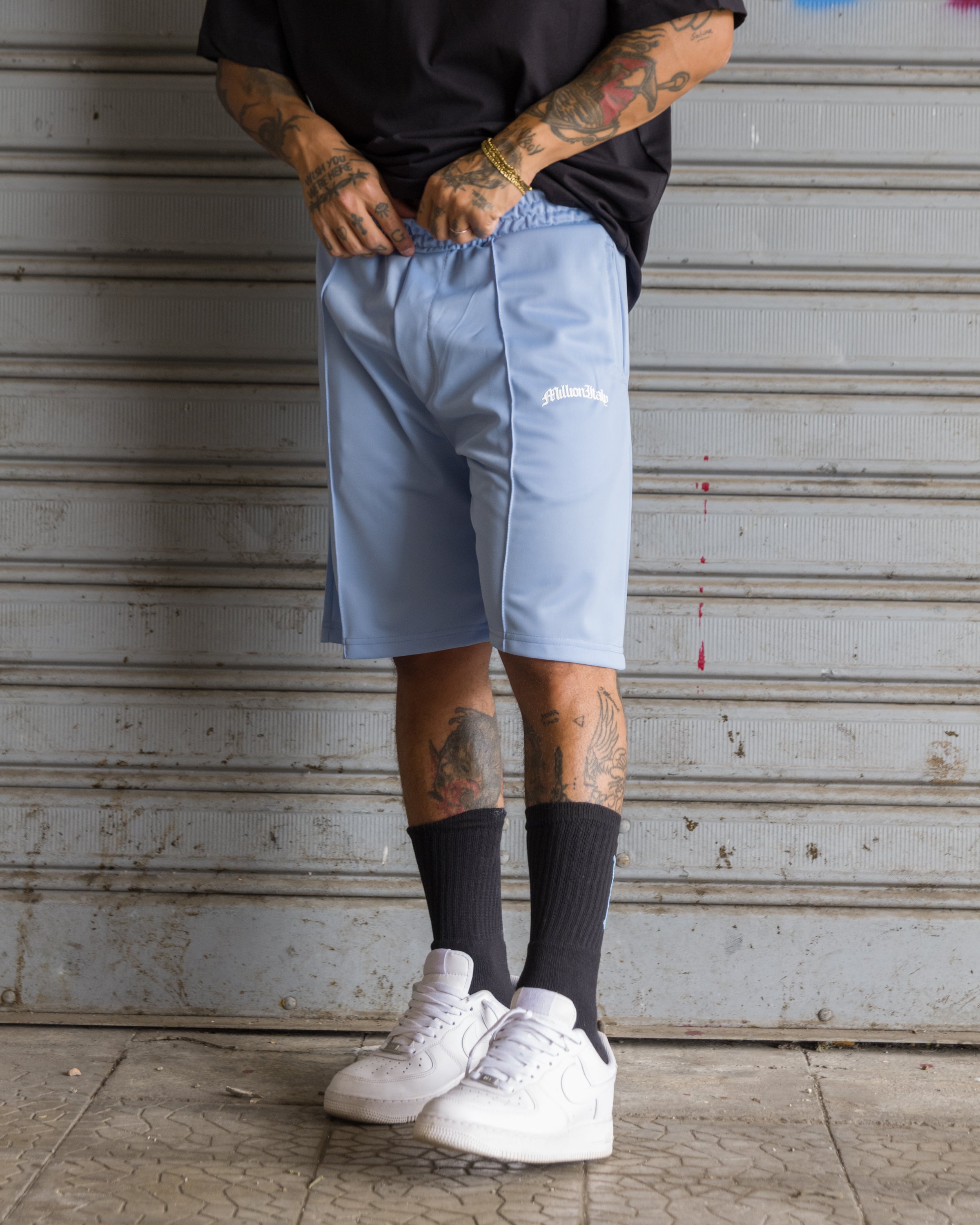 Sin Permiso Light Blue Shorts