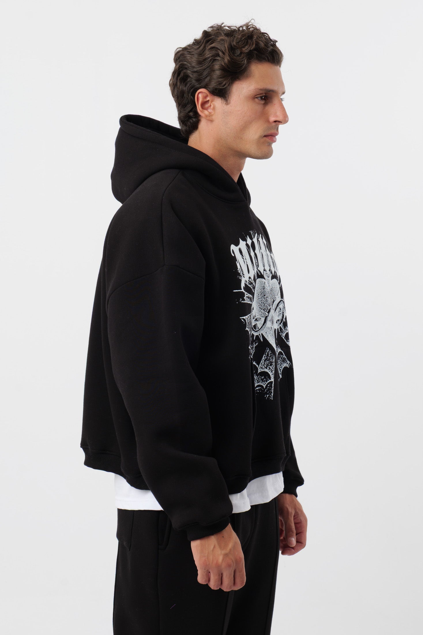 Hoodie Black Heart
