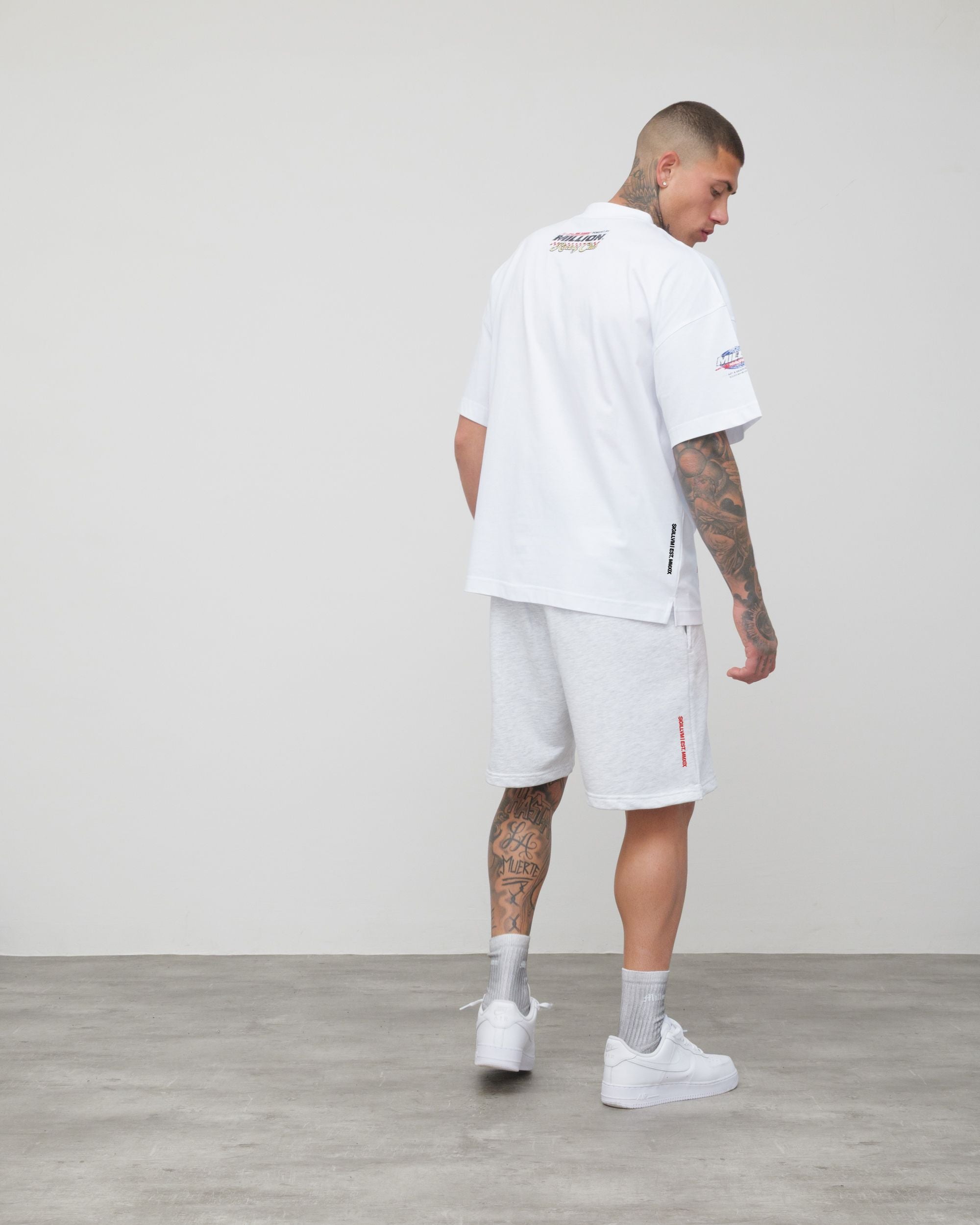 T-Shirt Racing Bianca