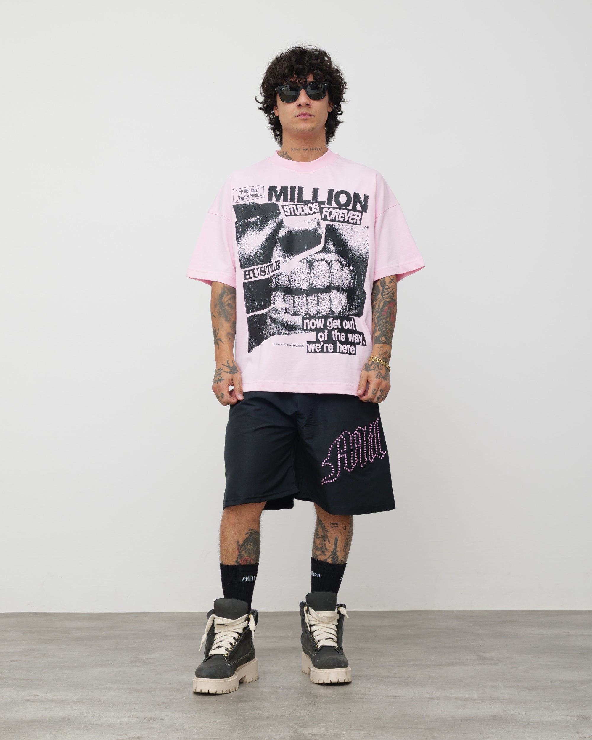 T-Shirt Hustle Rosa