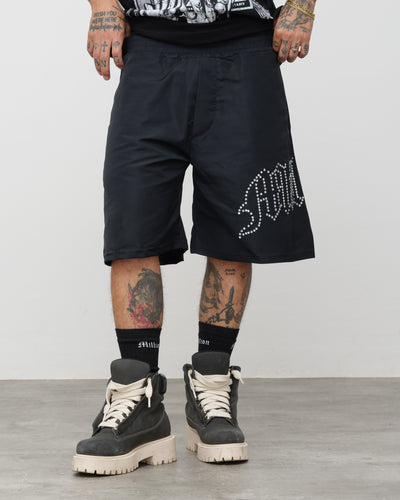Shorts Tech Nero - Diamond Bianco