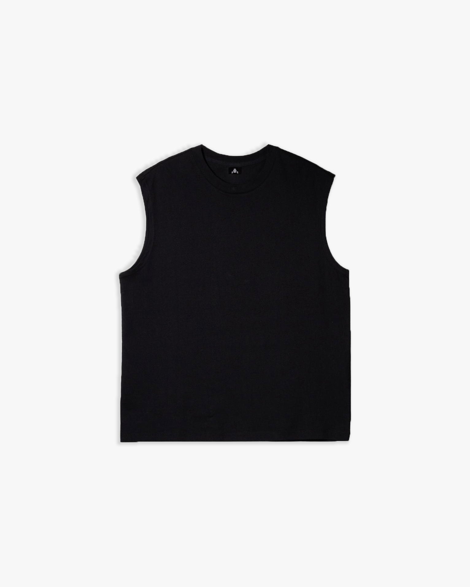 Black Jersey Tank Top