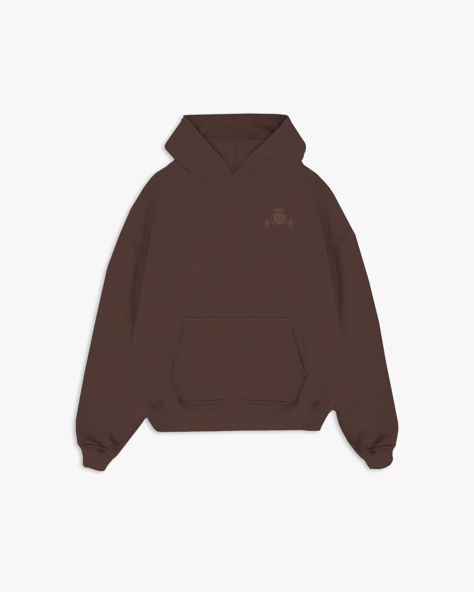 Hoodie Brown Cropped Logo