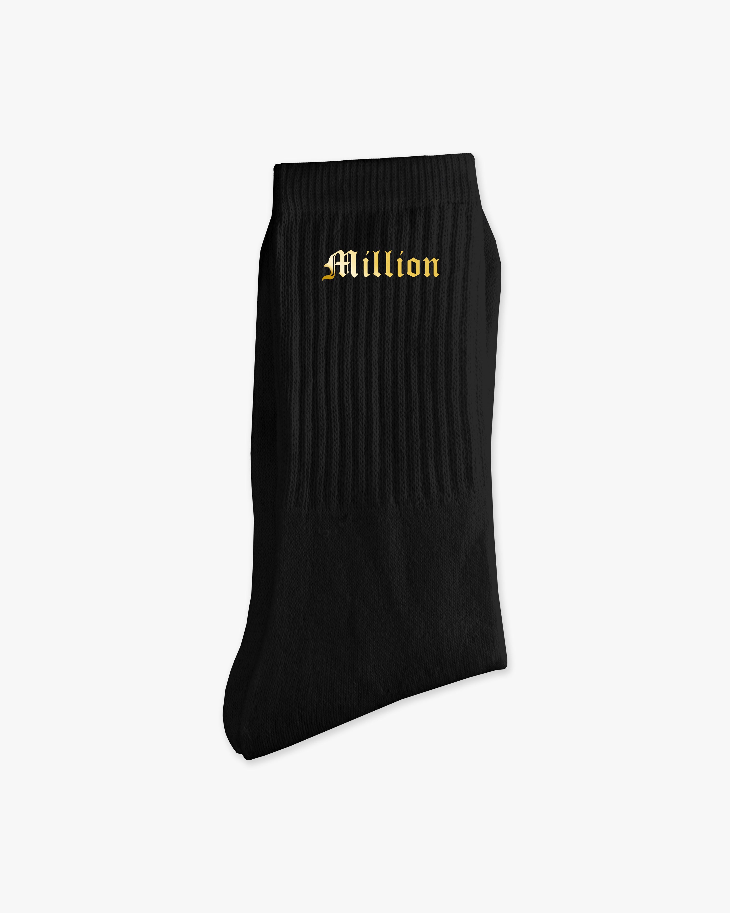 Gold Logo Socks