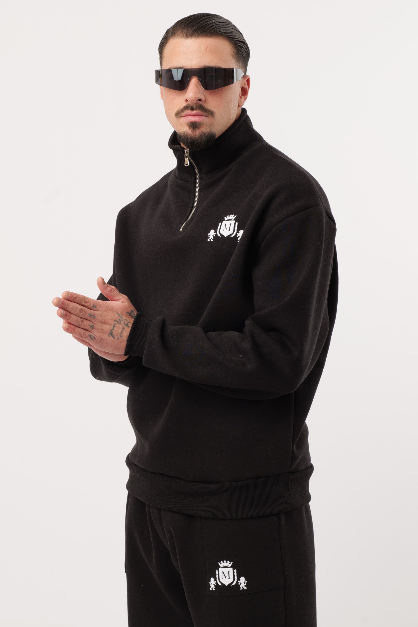 Cordset 1/4 Zip Black