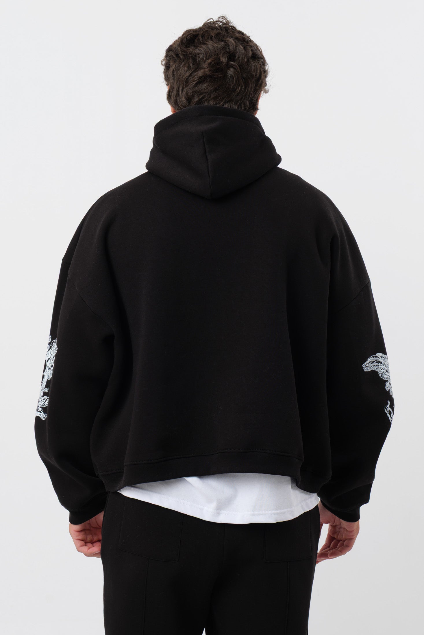Hoodie Black Three Cherubs