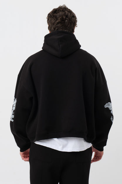 Hoodie Black Three Cherubs