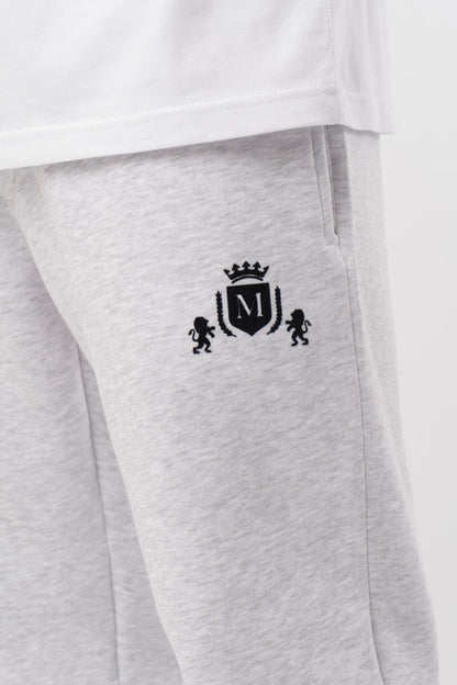 Pants Jogging Logo Grigio