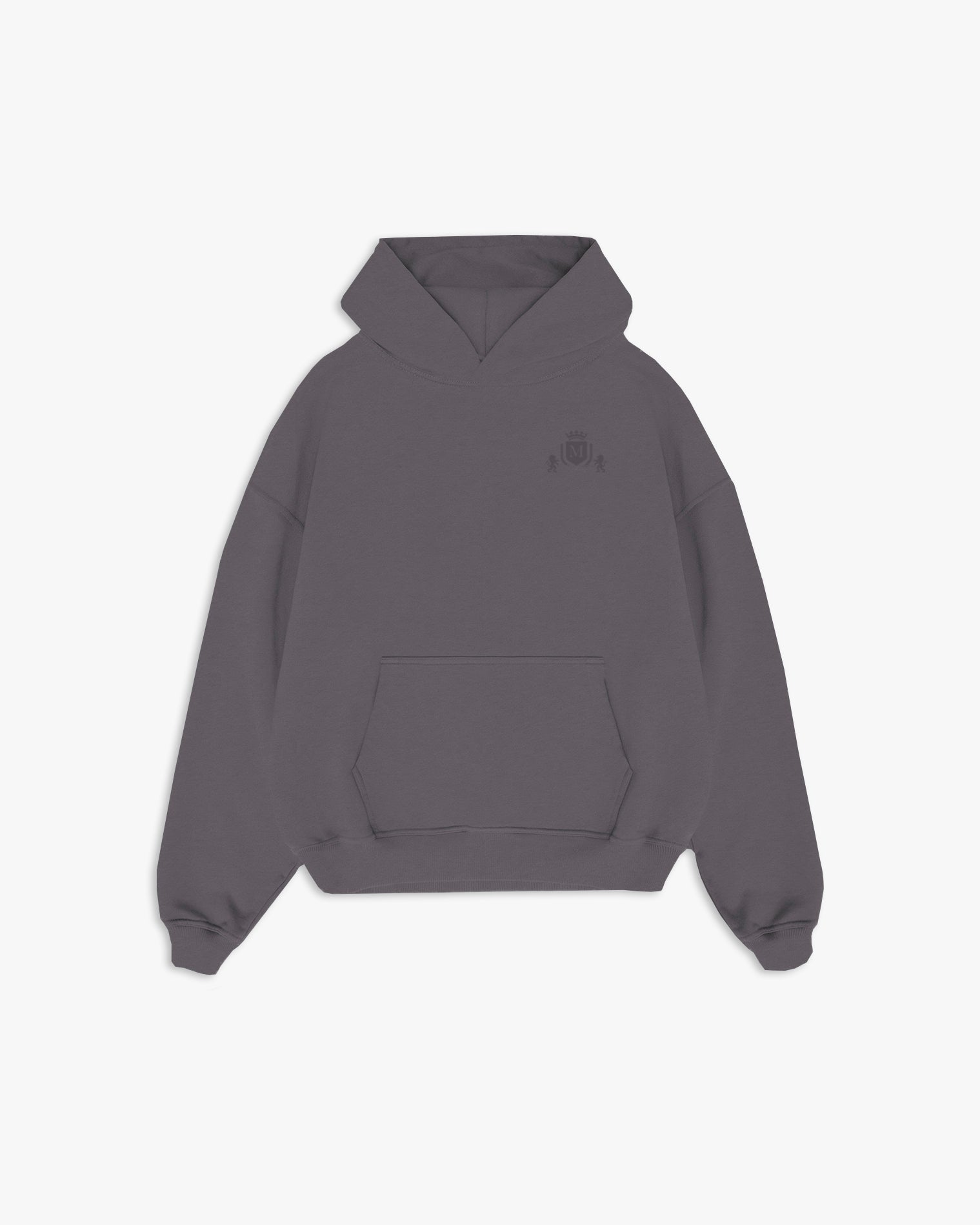 Hoodie Piombo Cropped Logo