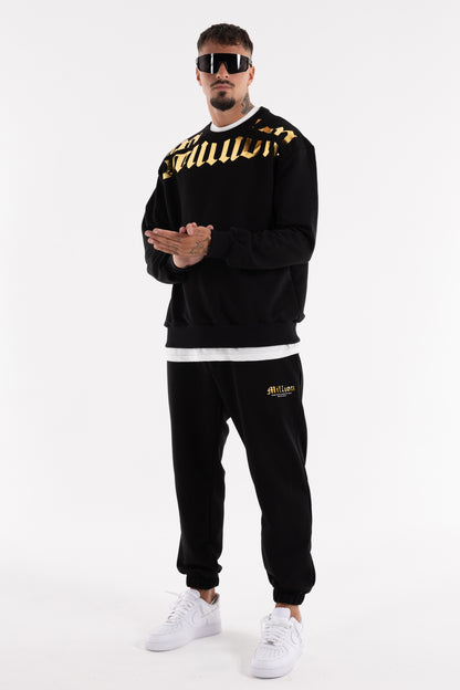 Crewneck Gold Cortar Nera