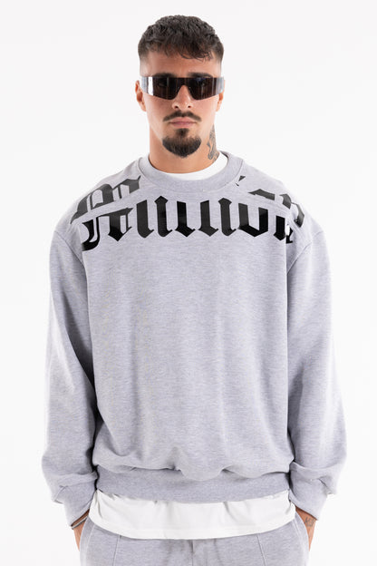 Crewneck Black Cortar Grigia