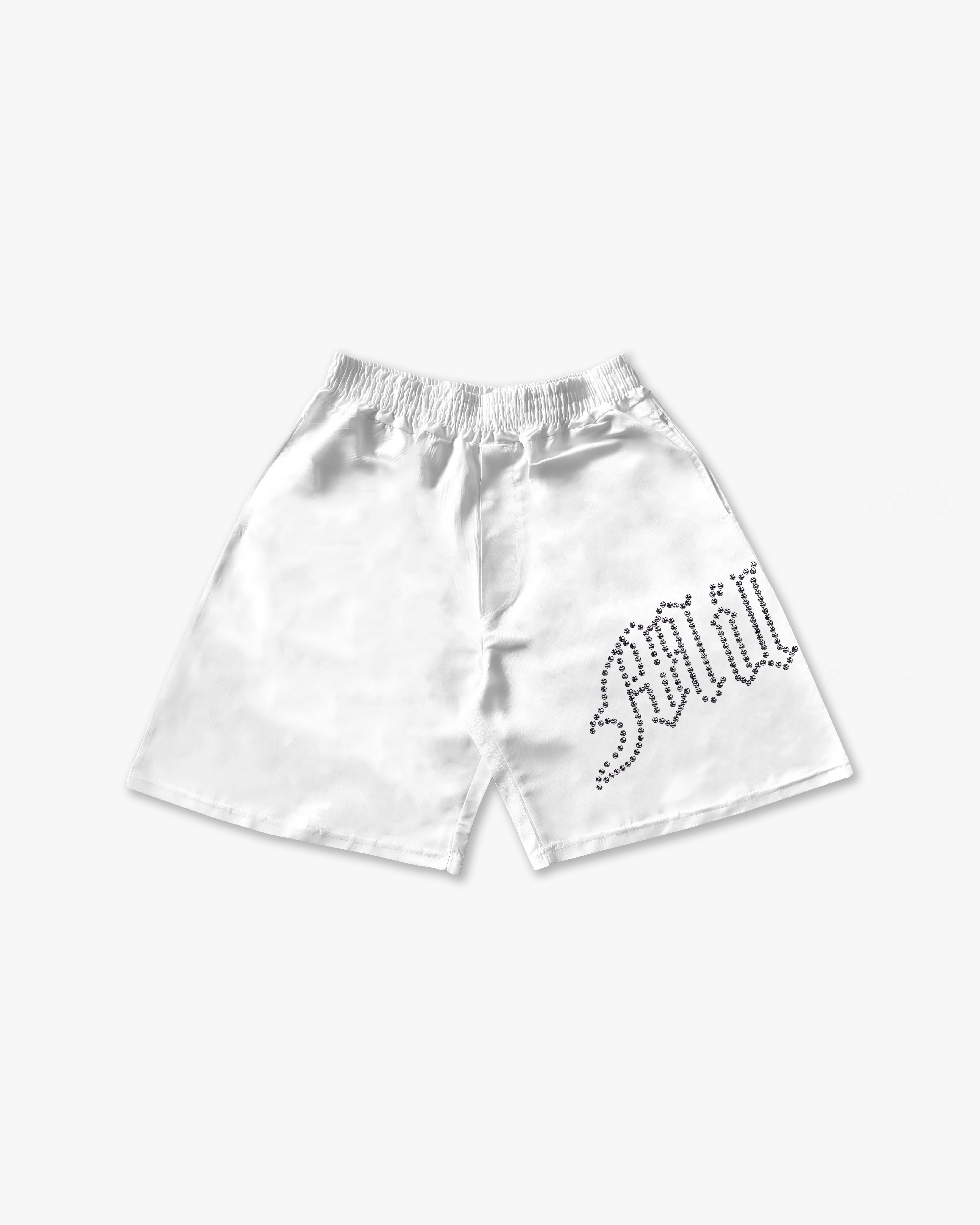Shorts Tech Bianco - Diamond Nero