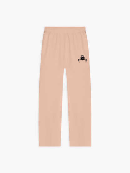 Pantalone Wide Coral con Logo Nero