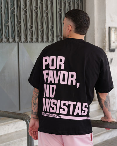 T-Shirt No Insistas Nera