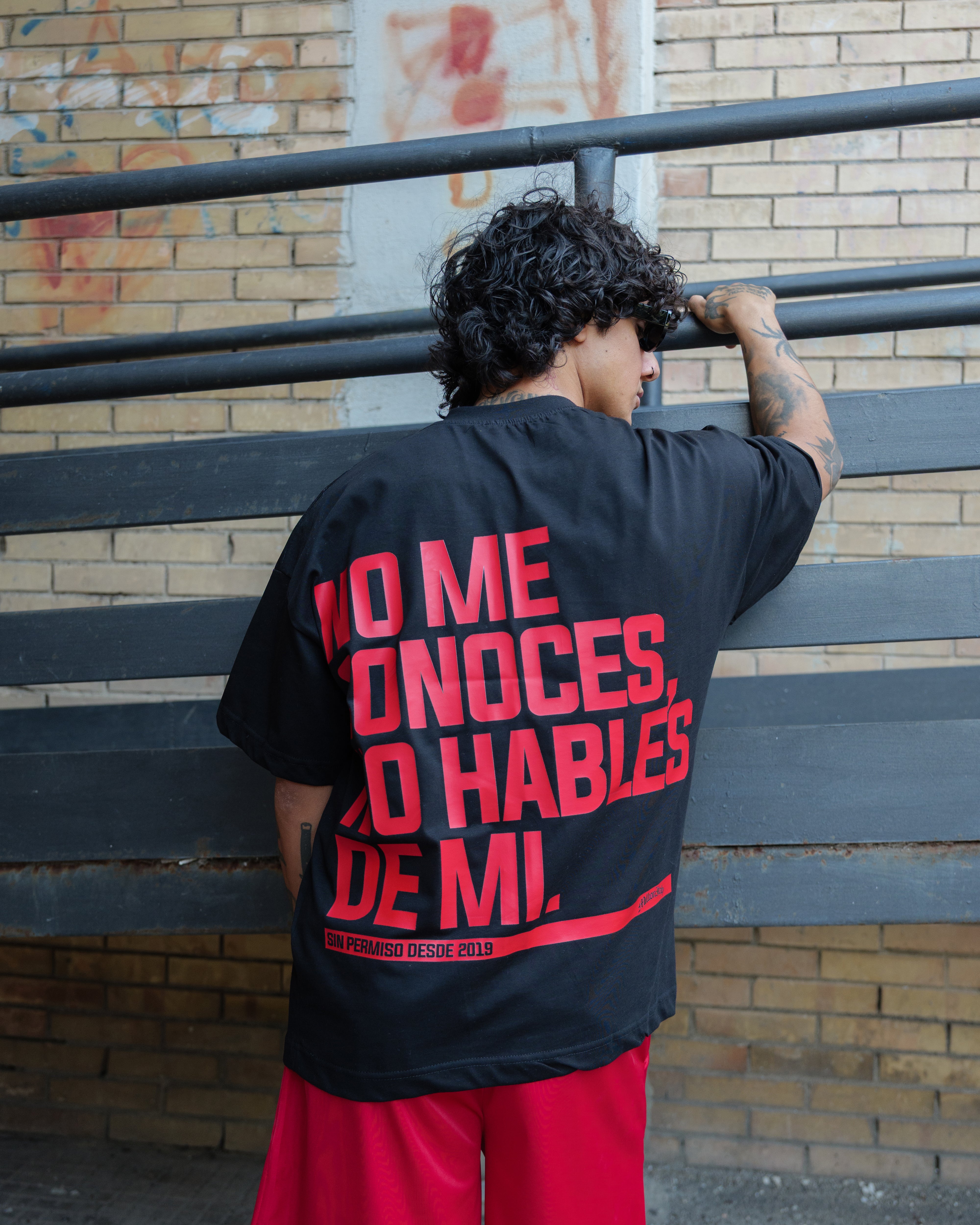 T-Shirt No Hables Nera
